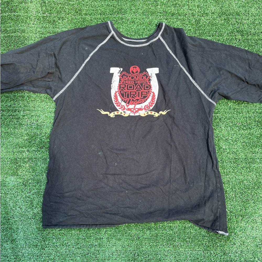 Bacardi Black Graphic T-Shirt for Men